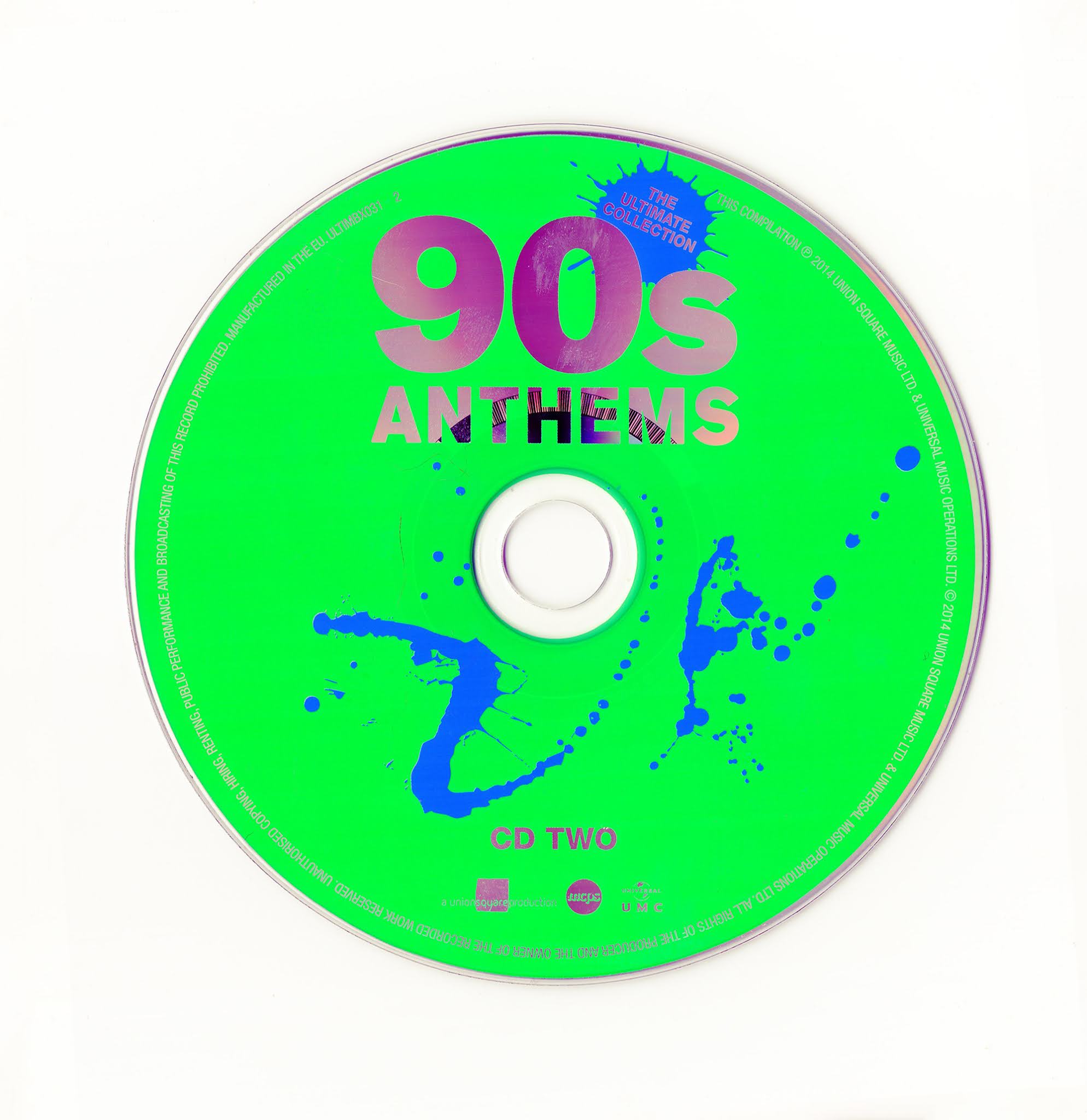 MUSIC REWIND: VA - 90s Anthems - The Ultimate Collection (5 Cds ...